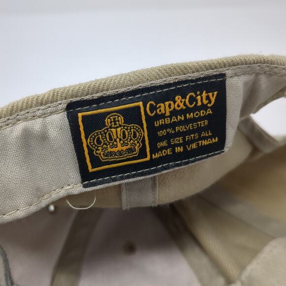 Mustang Strapback Baseball Cap Brown One Size Adjustable Cap & City Polyester - Picture 10 of 10